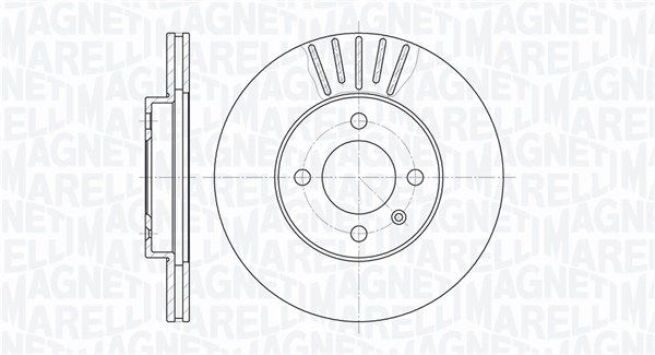 MAGNETI MARELLI Bremžu diski 361302040250